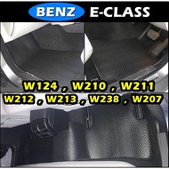 พร้อมส่ง พรมรถยนต์ BENZ E-CLASS W124 , W207 , W 210 , W 211 , W 212 , W213 , W238 พรมกระดุมเม็ดเล็กpvc เข้ารูป ตรงรุ่นรถ