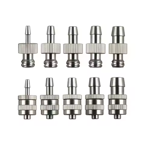 1pcs/5pcs/10pcs Luer Lock Adapter Fitting Connector, Air Valve Pipe, Dispensing Glue Syringe Connect