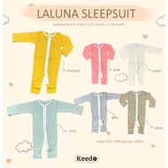 LALUNA SLEEPSUIT BAJU TIDUR ONE PIECE PIYAMA ANAK BAYI NEWBORN 0-2TAHUN BABY LAKI-LAKI PEREMPUAN BAM