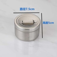 304 Stainless Steel Graduated Cup Alcohol Cotton Tweezers Cylinder with Lid Home Health Care Equipme