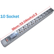C14 interface power strip with switch display digital voltmeter power energy meter power energy volt