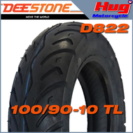 ยางนอก รถมอเตอร์ไซค์ HONDA LEAD ดีสโตน DEESTONE D822 ขอบ10"  12" ยางเรเดียล Tubeless (TL) ไม่ใช้ยางใ