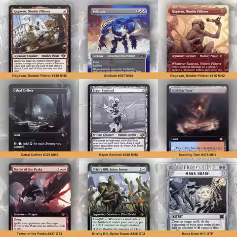 Deck MH2 OTJ OTP MH3 High Quality Non-Foil Proxy Card Bristly Bill Spine Sower Mana Drain Ragavan (H