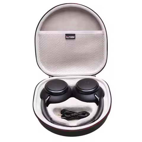 LTGEM Headphones Case for Anker Soundcore Space One Pro/Q45/Life Q35 Headset Protective Travel Carry