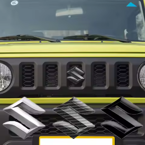 Car Hood Front And Rear Emblem Badge For Suzuki Swift SX4 Alto Baleno Jimny ABS Grille Logo Compartm