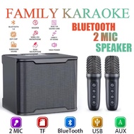 PROMO- KARAOKE BLUETOOTH SPEAKER WIRELESS 2 MIC TV AUX  KTV EQUIPMENT