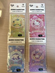 韓國交通卡 Korea T-Money Sanrio Pompompurin / Hello Kitty / Cinnamoroll / Kuromi Sparkle LED 閃光卡