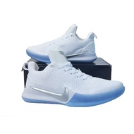 Kobe Mamba Focus White Silver Sports Basketball Shoes