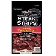 ☘️12oz (340g) Best B4 06/2026 Kirkland Signature Steak Strips Extra Thick Cut Jerky, Gluten free ver