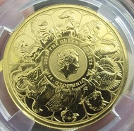 英女皇終極神獸金幣一安士,已NGC評級64分