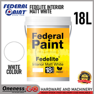 FEDERAL PAINT FEDELITE INTERIOR MATT WHITE