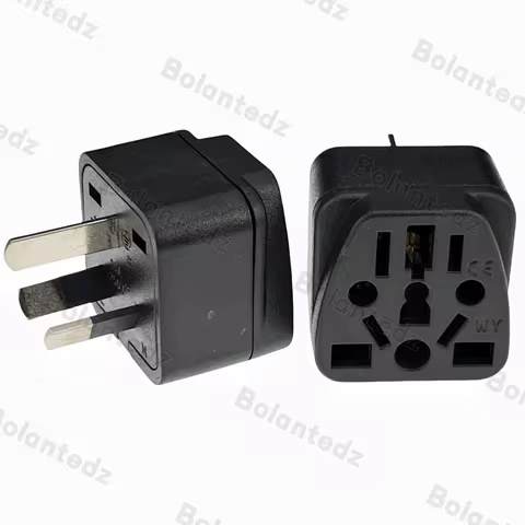 Bolantedz 1pcs USA EU EURO Asia Universal Travel Power Plug Adapter To AU Australian New Zealand 3 P