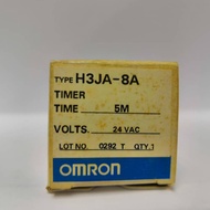 OMRON H3JA-8A AC24 5M BY OKX Timer, SPDT