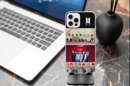 (包平郵)BTS主題款iPhone/Samsung三星手機殼 透明軟殼/黑邊軟殼/鋼化玻璃殼