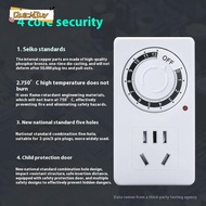 QuickBuy> 12/24 Hours Cyclic Timer Switch Kitchen Timer Outlet Loop Universal Timing Soet Mechanical