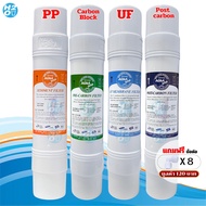 ชุดไส้กรองอินไลน์ Inline ไส้กรองตู้กดน้ำ ไส้กรอง ไส้กรองน้ำ แคปซูล 4 ขั้นตอน ระบบUF มี 4 ยี่ห้อ iFre