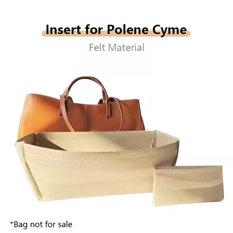 Bag Organizer Insert For Polene Cyme Shoulder Bag Bag Support Bag Insert Storage Felt Interlayer Bag