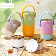 WINTE Thermal Lunch Box, 580ml/820ml Stainless Steel Insulated Box, Creative Sealed Leak-Proof Doubl