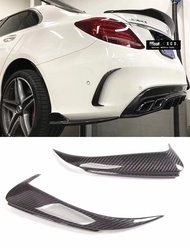 คาร์บอนไฟเบอร์ คัตเอาท์หลัง Mercedes-Benz C-Class W205 C63 ด้านหน้า ด้านข้าง ด้านหลัง ชิ้นส่วนรถยนต์