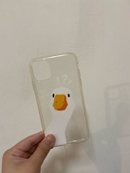 iphone 11 手機 趣味鵝 造型 透明 保護殼