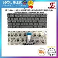 HP Pavilion 14-AB 14-BS 14-BW 13-A 13-S / X360 13-U 14-CD Series Notebook / Laptop Replacement Keyboard