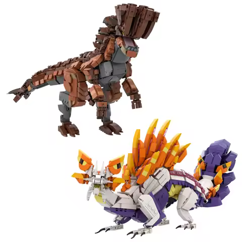 MOC Popular Games Monster Hunter Barroth Building Blocks Model Monster Hunter Mizutsune Dragon Monst