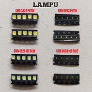 MATA SMD 3528 0603 WHITE ICE BLUE LED SPEEDOMETER LIGHTS 10 pcs light eyes