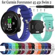 Watch Straps for Garmin Forerunner 45 45S Silicone Replacement Smart watch For Garmin Swim 2 Fashion Wristband Band Watch accessories with Tool