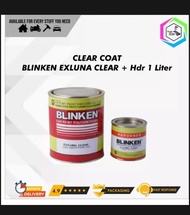 Vernish Clear Coat Blinken Exluna Clear Antigores Mengkilap Gloss Glossy Pernish Vernish Blinken 1 k
