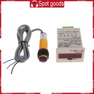 WIN Electronic Counter 1-999999 Counter 6-Digit LED Display Photoelectric Sensor