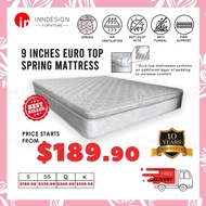 9 Inch Euro Top Spring Mattress