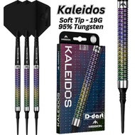 MISSION SOFT TIP DART - 19G Kaleidos 95% Tungsten Dart Set Original Electronic Darts