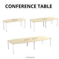 BUMBUMBEE✅Free Install and Deliver✅ 6/8/10 Feet Boat Shape Conference Meeting Table  (6-12pax)