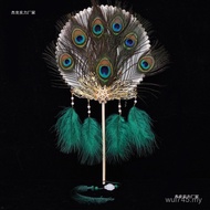 Antique Group Fan Hanfu Long Handheld Fan Cheongsam S4DV