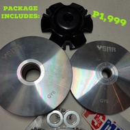 ✓Yoshimura YSMR Racing  Pulley Set for GY6, Motorstar Easyride 150N