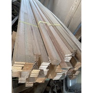 1/2" x 1 1/2" KAYU KAMBEL/ KAYU CEILING WOOD DECO/ KAYU SOLID SIAP KETAM