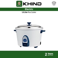 Khind 1.8 Liter Electric Rice Cooker Light Winter Grey RC818N RC818