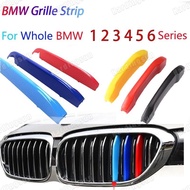 3pcs Car Racing Front Grille Trim Strips for BMW 1 2 3 4 5 6 7 Series E46 E39 E87 E88 E60 E61 E90 E9