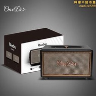 oneder d6無線音箱手提可攜式插卡音響木紋古老經典收音機馬