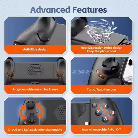 Game Controller For AoBing Max/AB01 PC Android IOS Bluetooth Wireless TypeC Game Controller Accessor