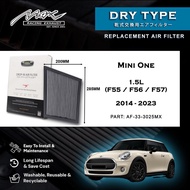 Mini One 1.5L (F55 / F56 / F57) 2014 to 2023 33-3025MX Max Racing Performance Dry Type Air Filter