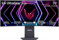 LG 39GS95QE 39-inch Ultragear OLED Curved Gaming Monitor WQHD 800R 240Hz 0.03ms DisplayHDR True Black 400 AMD FreeSync Premium Pro NVIDIA G-Sync HDMI 2.1 DisplayPort Tilt/Height/Swivel Stand Black - 3 Yrs Warranty