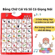 Electronic Board for Learning Letters and Numbers with Voice for Children - Helps Children Learn Whi