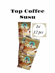Top Coffee Susu [kopi+susu+gula] Kopi Susu 12 sachet x 31 gr [HARGA 1 RENTENG] kopi susu / top coffe