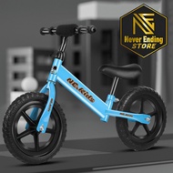 Sepeda Anak NE.KIDS Balance Bike Paket Dengan Dekker Pushbike Belajar Keseimbangan Balance Tanpa Ped