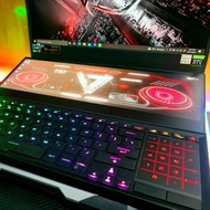 Asus ROG Zephyrus Duo GX551QM + RTX 3060 Super Gaming Desain Laptop