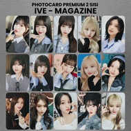 IVE MAGAZINE Photocard - PC IVE 2 Sides Unofficial Kpop Merch Card