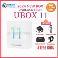 UNBLOCK TECH UBOX 11 UBOX11 PRO MAX ubox11 ANDROID 12 TV BOX 4K HD FREE GIFTS