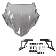 FOR KAWASAKI Z650 Z900 2020-2024 Motorcycle windshield deflector with bracket front windshield amt