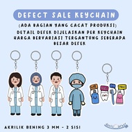 [DEFECT SALE] Dentist Keychain Dentist Merchandise/